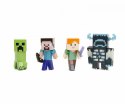 Figurka Minecraft metalowa 4-pak 6 cm