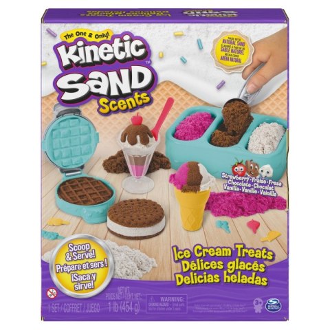 Piasek plastyczny Kinetic Sand Lodowe specjały