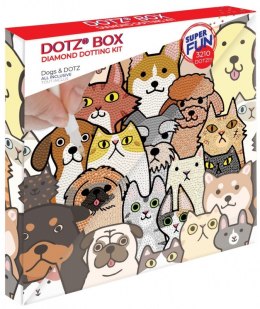 Zestaw Diamond Dotz - Psy i Koty pudełko