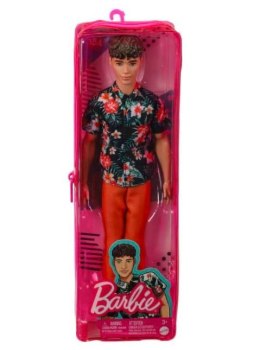 Lalka Barbie Ken Fashionistas brunet z hawajską koszulą