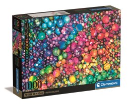 Clementoni: Puzzle 1000el. Compact - Colorboom Marbles