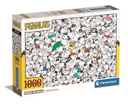 Clementoni: Puzzle 1000el. Compact - Impossible Peanuts