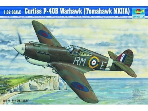 Model plastikowy Curtiss P-40B Warhawk 1/32