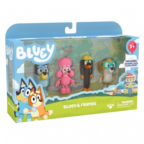 Figurki Bluey 4-pak Przyjaciele