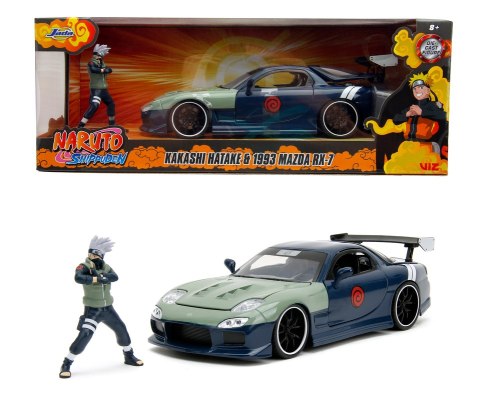 Jada Toys: Naruto - 93 Mazda RX-7 z figurką 1:24