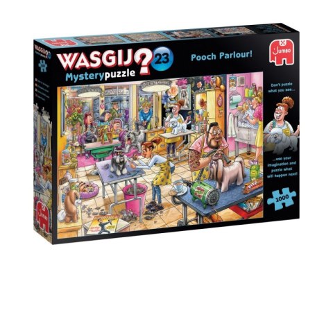 Puzzle 1000 elementów Wasgij Mystery Salon dla psów