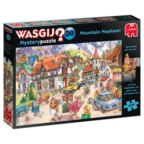 Puzzle 1000 elementów Wasgij Mystery Górski kurort