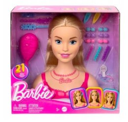 Głowa do stylizacji Barbie blond