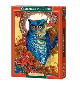 Puzzle 1500 elementów 'Niebieska Sowa'