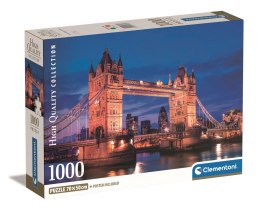 Clementoni: Puzzle 1000el. Compact - Tower Bridge At Night
