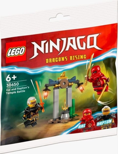 Klocki Ninjago 30650 Bitwa Kaia i Raptona w świątyni