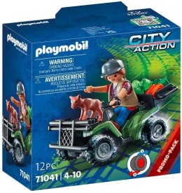 Zestaw z figurką City Action 71041 Quad rolniczy