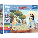 Puzzle 60 elementów XXL Super Shape Bluey i przyjaciele