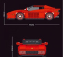 Ferrari Testarossa - Klocki Mould King 27012