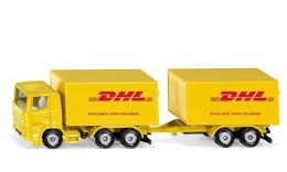 Siku Super: Seria 16 - Ciężarówka z przyczepą firmy DHL