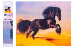 Diamentowa mozaika - Czarny koń