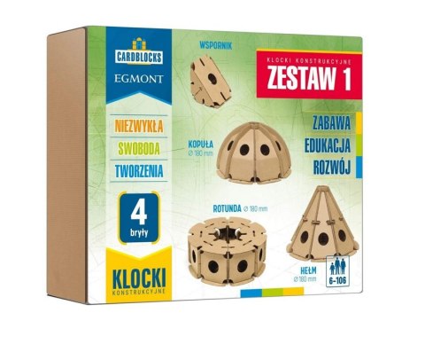 Klocki Cardblocks | Zestaw Klocki Konstrukcyjne