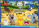 Puzzle 4x100 elementów Pokemon zestaw