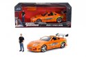 Pojazd Fast & Furious Szybcy i Wściekli Toyota Supra 1/24 z figurką