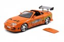 Pojazd Fast & Furious Szybcy i Wściekli Toyota Supra 1/24 z figurką