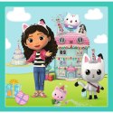 Puzzle 3w1 Aktywności Gabby Koci Domek Gabi (Gabbys Dollhouse)