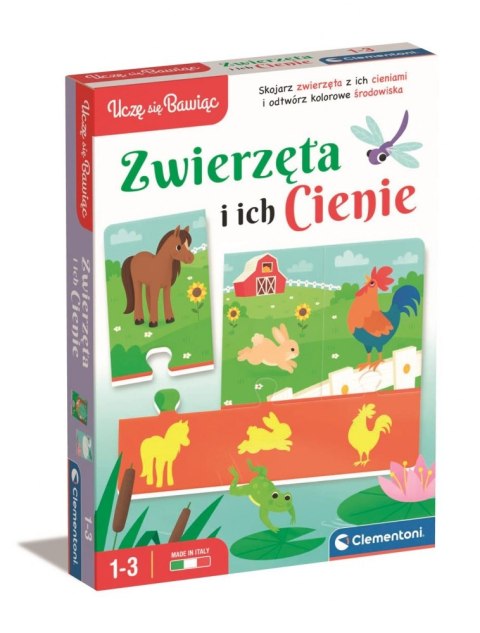 Clementoni: Gry edukacyjne - Zwierzęta i ich cienie