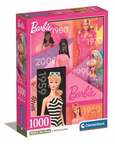 Puzzle 1000 elementów Compact Barbie