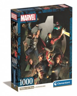 Puzzle 1000 elementów Compact Marvel The Avengers