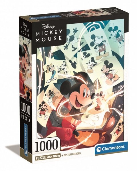 Puzzle 1000 elementów Compact Mickey Mouse Celebration