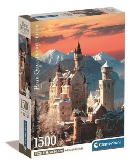 Puzzle 1500 elementów Compact Neuschwanstein