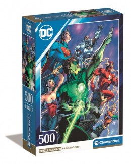 Puzzle 500 elementów Compact DC Comics Liga Sprawiedliwych (Justice League)