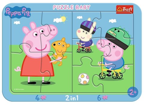 Trefl: Puzzle Ramkowe Baby - Wesoła Świnka Peppa