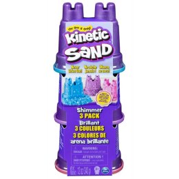 Zestaw błyszczący Kinetic Sand, 3 kolory brokatu