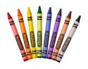 Crayola: Bezpieczne Trwałe Kredki Świecowe Żywe kolory 8 szt