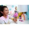 Lalka Barbie Fashionistas top w biało-czarne paski