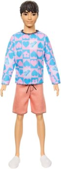 Lalka Barbie Stylowy Ken, bluza w serca