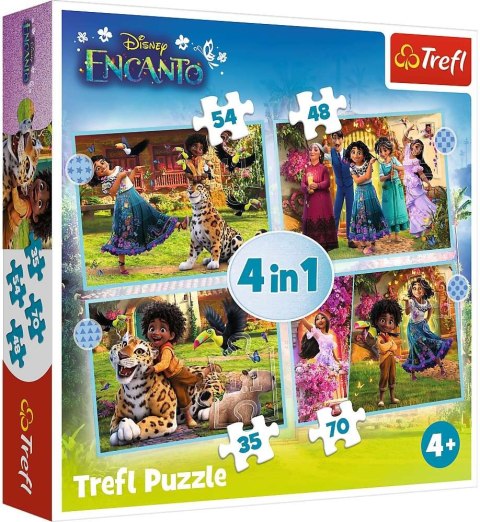 Trefl: Puzzle 4w1 - Nasze magiczne Encanto