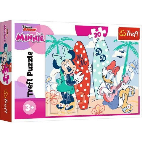 Puzzle 30 elementów Kolorowa Minnie