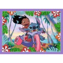 Puzzle 4w1 Szalony dzień Lilo i Stitch