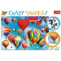 Puzzle 600 elementów Crazy Shapes - Kolorowe balony