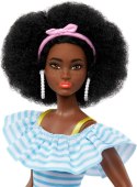 Lalka Barbie z fryzurą w stylu afro z akcesoriami