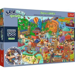 Puzzle 500 elementów Spy Guy Lost Items Europa