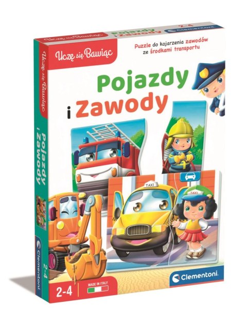 Clementoni: Gry edukacyjne - Pojazdy i zawody