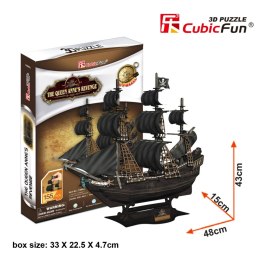 CubicFun: Okręt Piracki zemsta Królowej Anny (155el.) (01530)