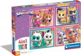 Puzzle 4w1 Super Kolor SuperKitties