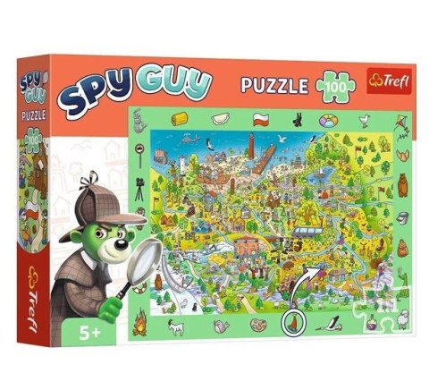 Puzzle 100 elementów Obserwacyjne Spy Guy Polska