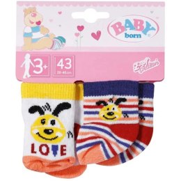 BABY born: Socks 2x 2 ass. 43cm