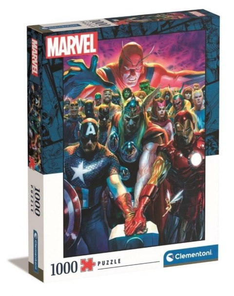 Clementoni: Puzzle 1000el. - Hq The Avengers