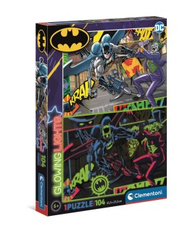 Clementoni: Puzzle 104el. Glowing - Batman