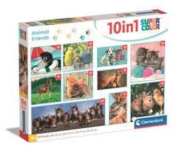 Clementoni: Puzzle 10 W 1 Animal Friends